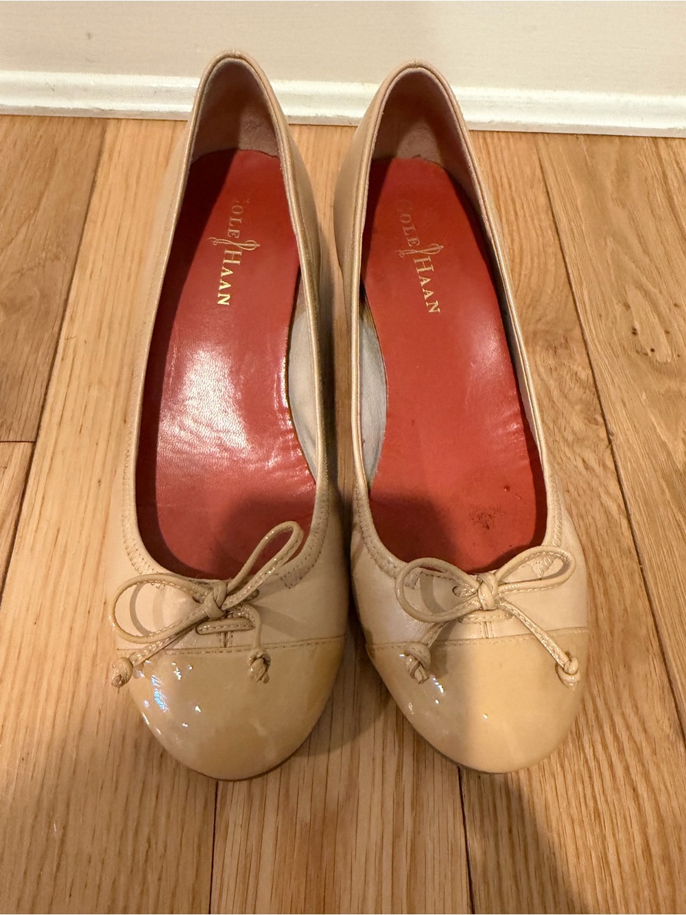 Cole Haan Women's Cream Wedge 7.5